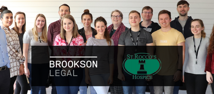 Brookson legal fundraise for local hospice, St Rocco’s