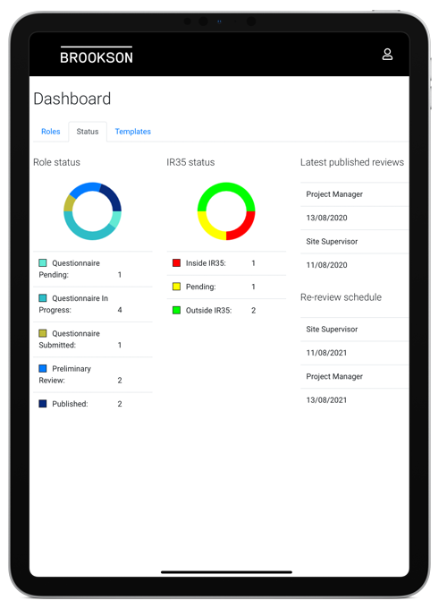 IR35 Portal - Track the status of your IR35 reviews